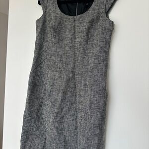 Ann Taylor | Elegant Gray Sleeveless Dress